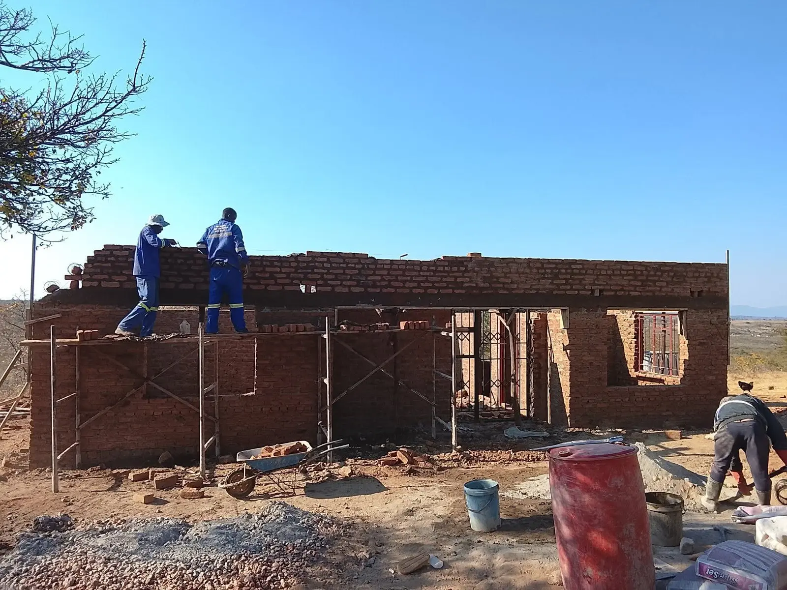 Philo Builders construction work